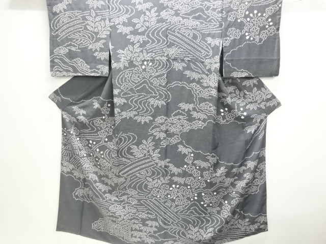 絞り松竹梅模様訪問着